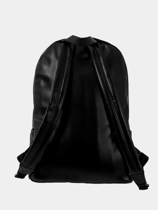 Urban Classics Plecaki Perforated Leather Imitation czarny