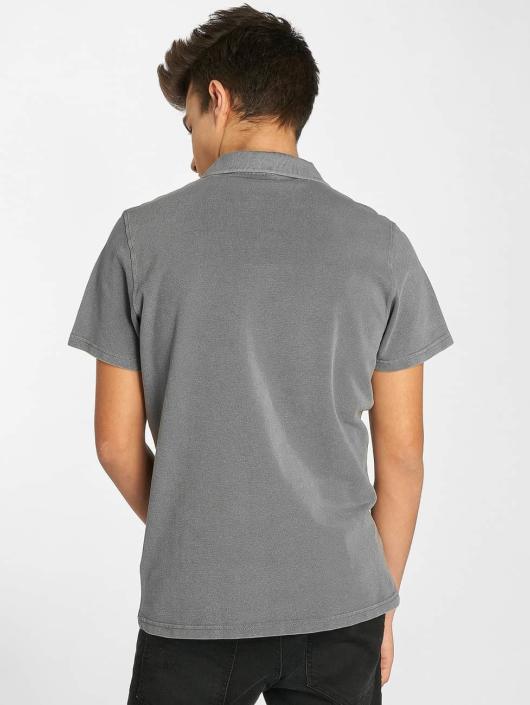 Urban Classics Poloshirt Garment Dye Pique grey