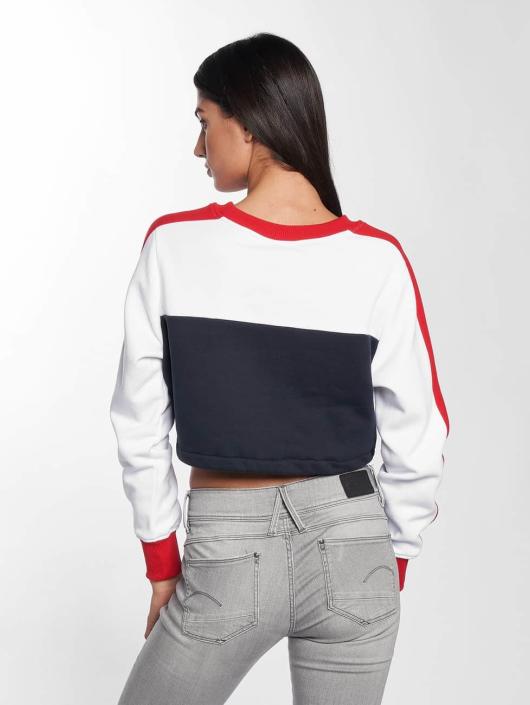 Urban Classics Pullover 3-Tone Stripe Cropped blau