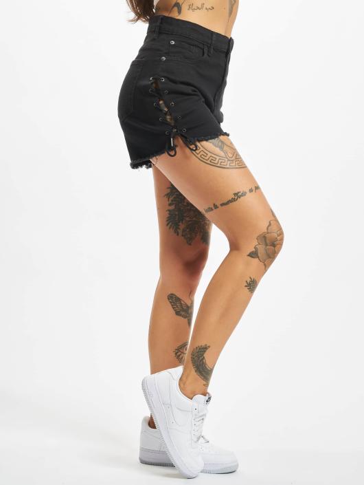 Urban Classics Shorts Lace Up Highwaist sort