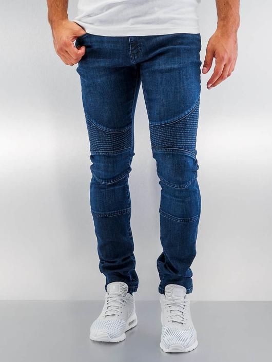Urban Classics Skinny Jeans Slim Fit Biker blue