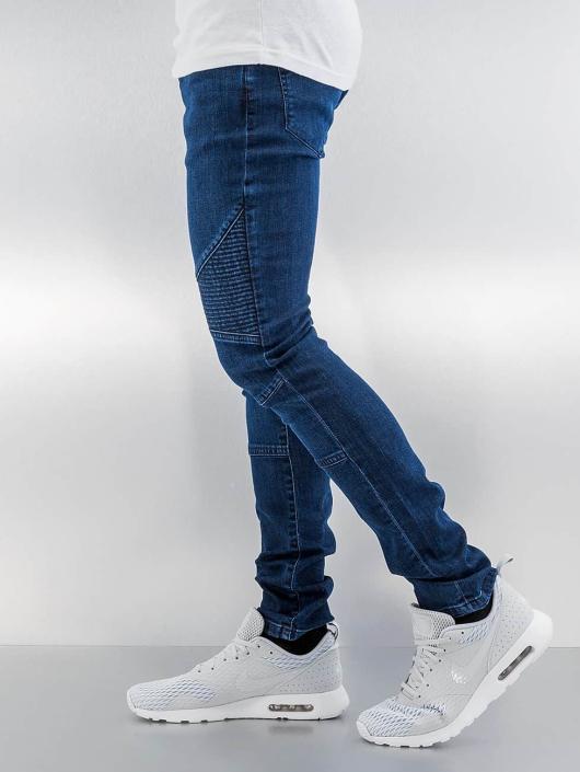 Urban Classics Skinny Jeans Slim Fit Biker blue