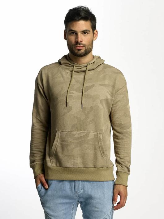 Urban Classics Sweat capuche High Neck Camo camouflage