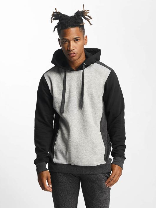 Urban Classics Sweat capuche 3 Tone gris