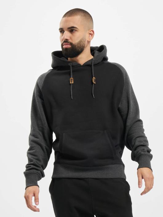 Urban Classics Sweat capuche Raglan Contrast noir