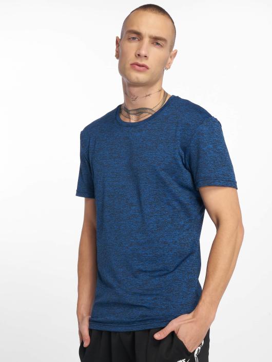 Urban Classics T-Shirt Active Melange blau