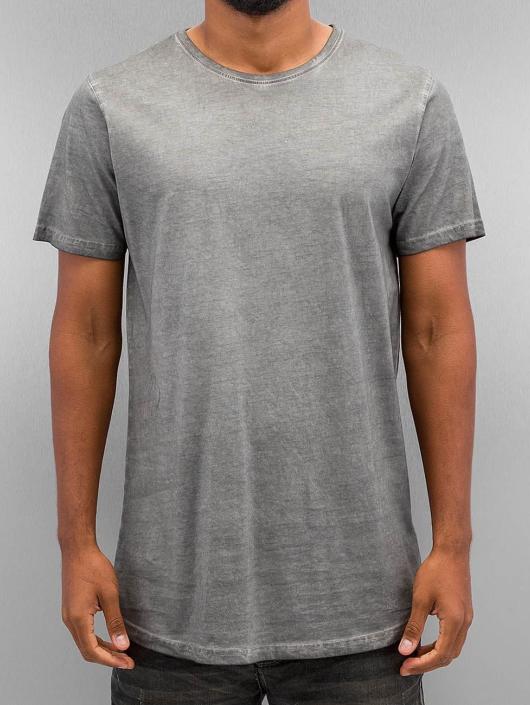 Urban Classics T-Shirt Shaped Long Cold Dye grey