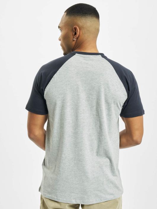 Urban Classics T-Shirt Raglan Contrast gris