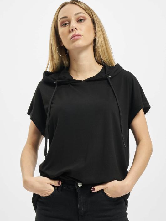 Urban Classics T-Shirt Jersey Hooded noir