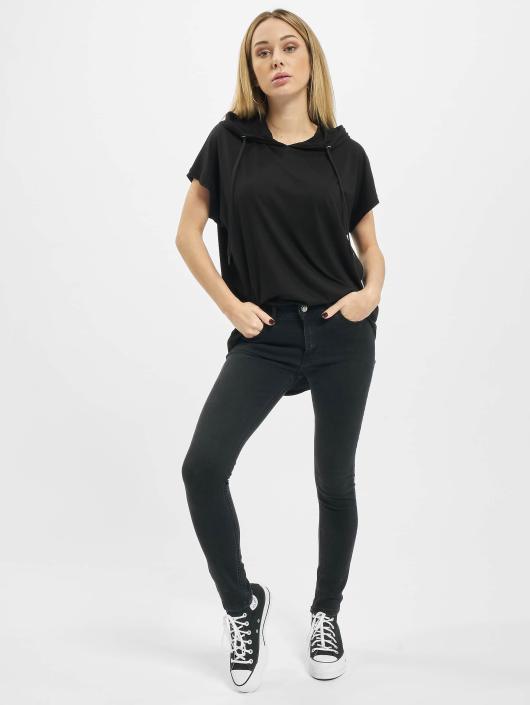 Urban Classics T-Shirt Jersey Hooded noir