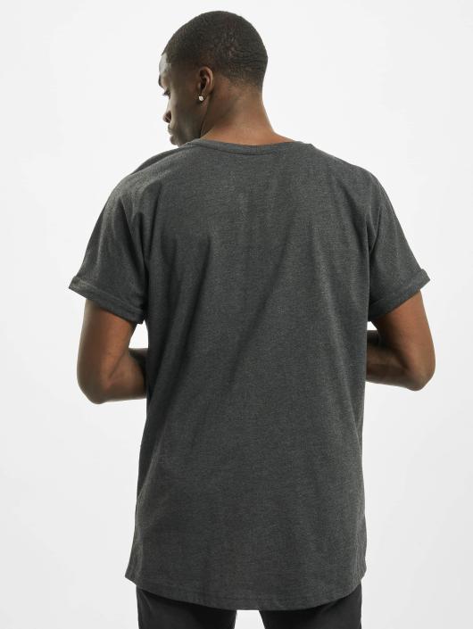 Urban Classics T-skjorter Long Shaped Turnup grå