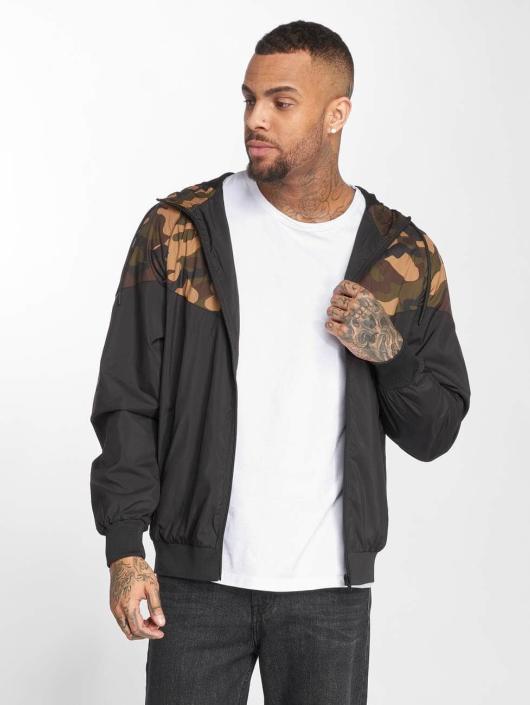 Urban Classics Veste mi-saison légère Pattern Arrow Windrunner noir