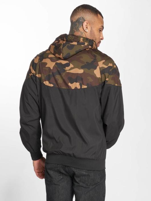 Urban Classics Veste mi-saison légère Pattern Arrow Windrunner noir