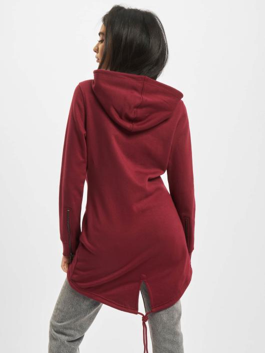 Urban Classics Zip Hoodie Sweat red