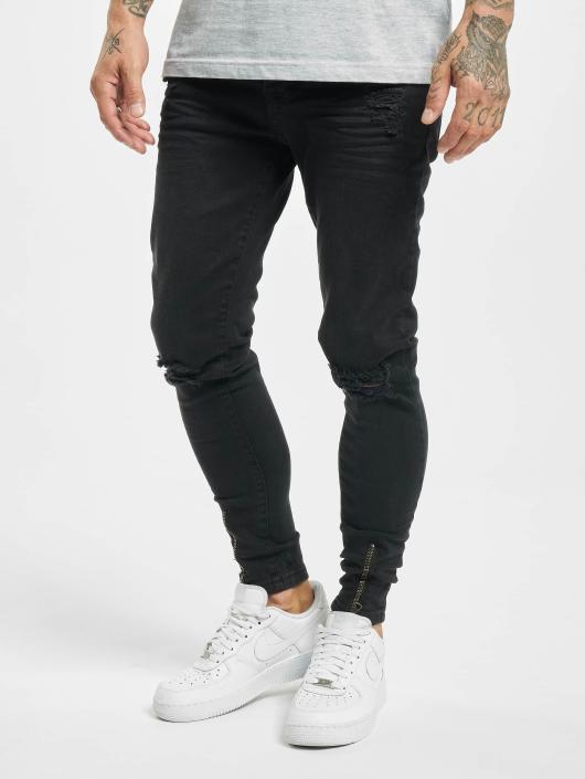 VSCT Clubwear Herren Skinny Jeans Keanu in schwarz