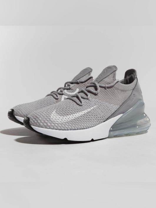 Nike | Air Max 270 Flyknit gris Femme Baskets 505587 ... Nike Baskets Air Max 270 Flyknit gris ...