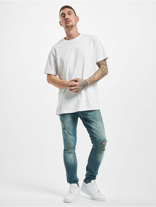 2Y Jean skinny Olaf bleu