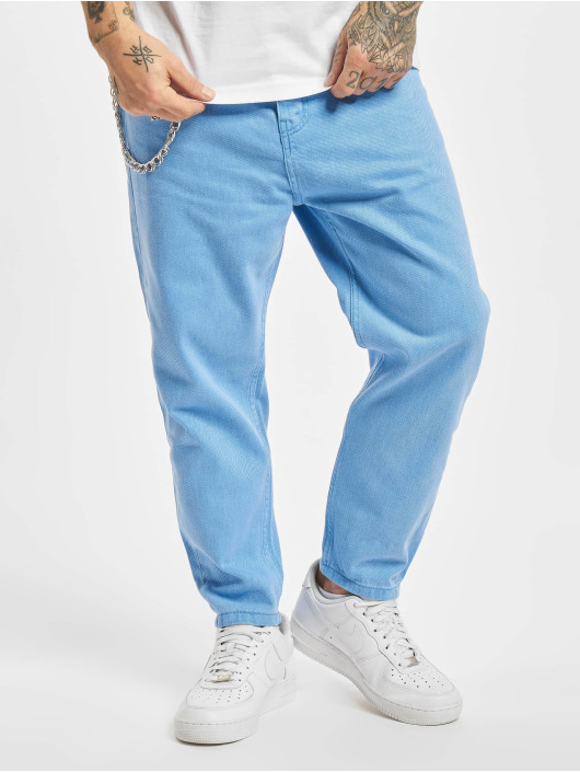 2Y Premium Herren Loose Fit Jeans Jens in blau