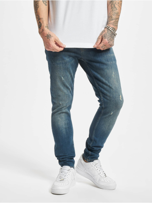 2Y Premium Herren Skinny Jeans Hugh in blau
