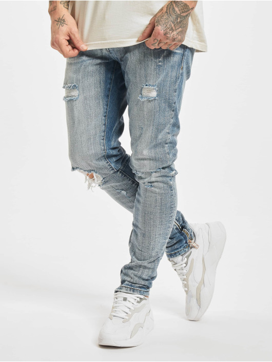 2Y Premium Herren Skinny Jeans Pepe in blau