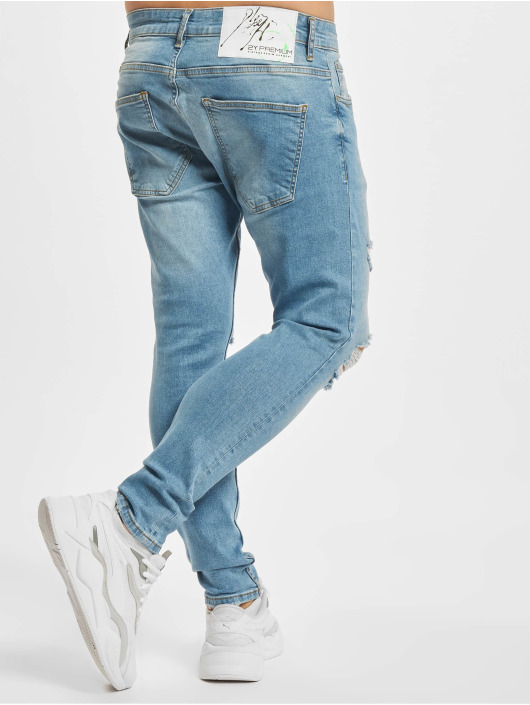 2Y Premium Skinny Jeans Lasse blau
