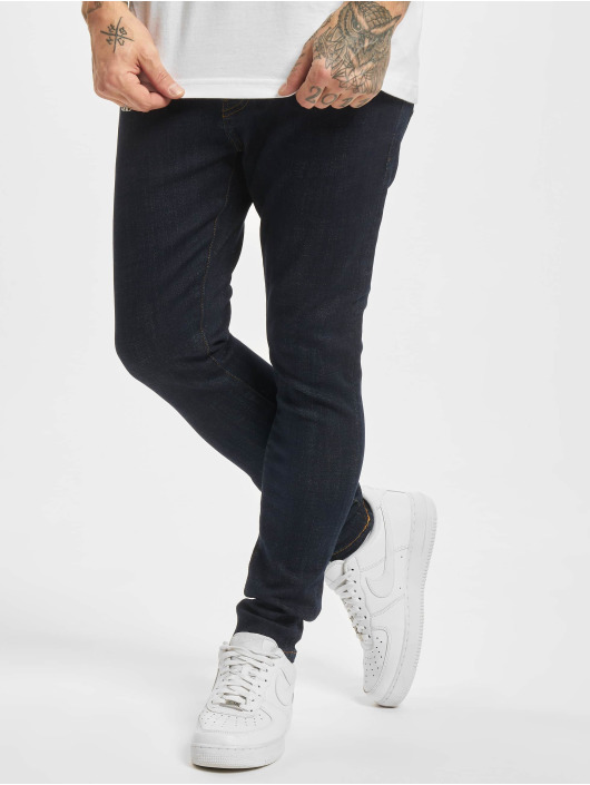 2Y Premium Herren Skinny Jeans Sebastian in blau