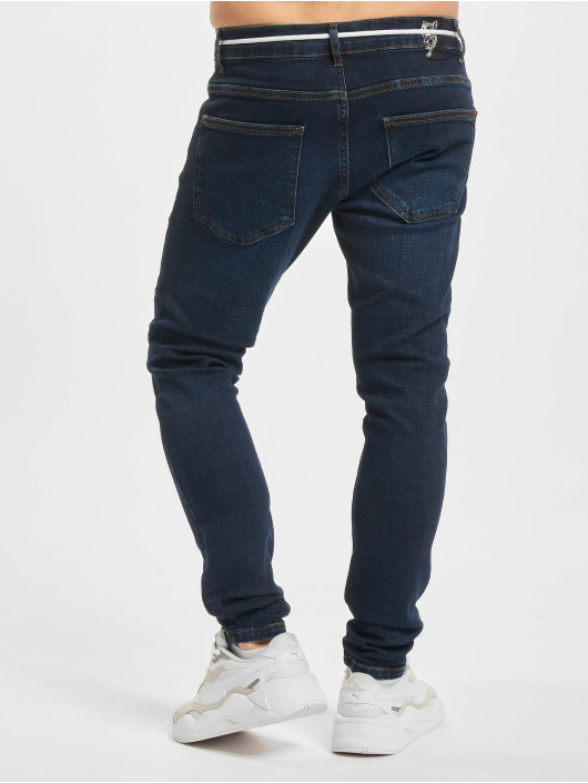2Y Premium Skinny Jeans Emilio blau