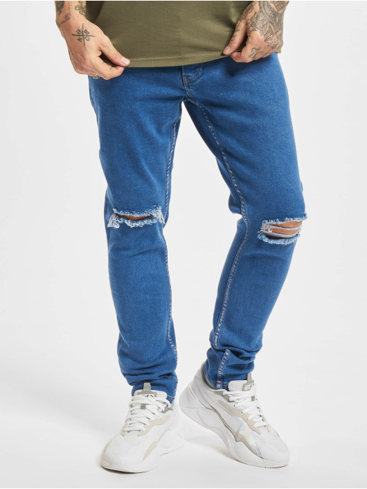 2Y Premium Herren Skinny Jeans Rasmus in blau