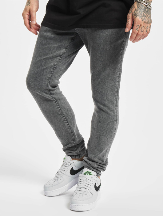 2Y Premium Herren Skinny Jeans Leander in grau