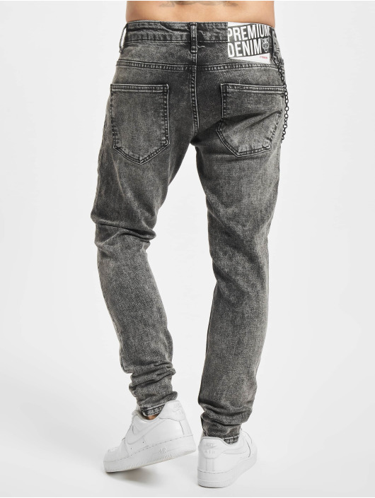 2Y Premium Skinny Jeans Bjarne grey
