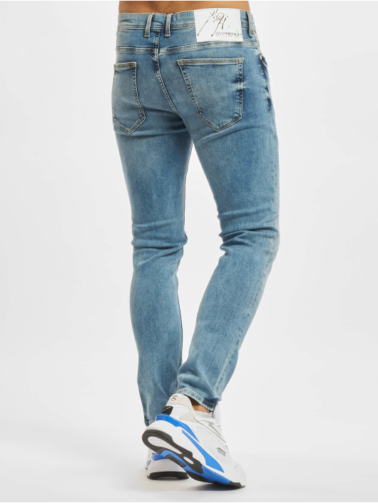 2Y Premium Skinny Jeans Bela niebieski