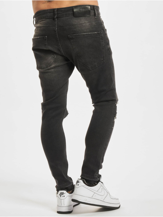 2Y Premium Skinny Jeans Ari čern