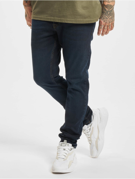 2Y Premium Herren Slim Fit Jeans Elmar in blau