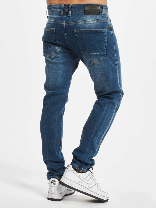 2Y Premium Slim Fit Jeans Kuno blå
