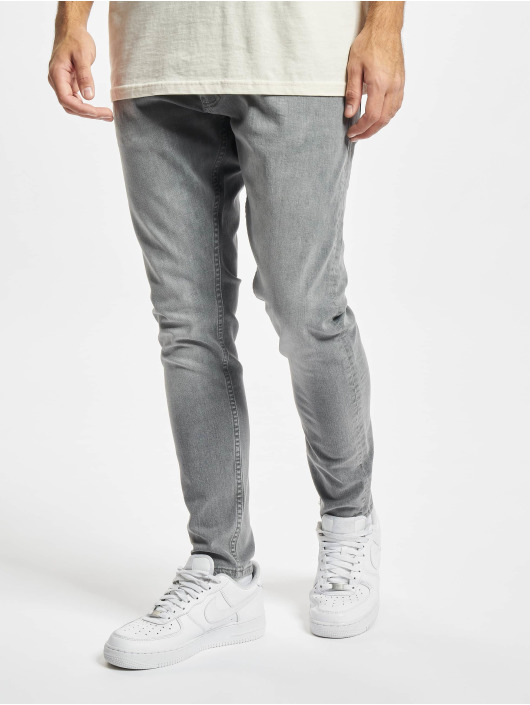 2Y Premium Herren Slim Fit Jeans Bahar in grau