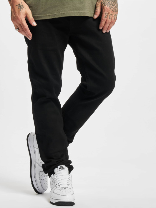 2Y Premium Herren Slim Fit Jeans Premium in schwarz