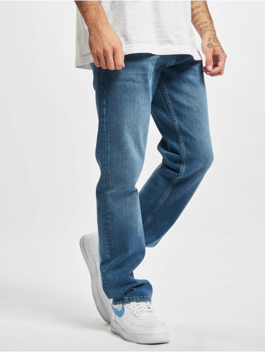 2Y Premium Herren Straight Fit Jeans Cem in blau