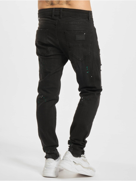 2Y Premium Tynne bukser Lino svart