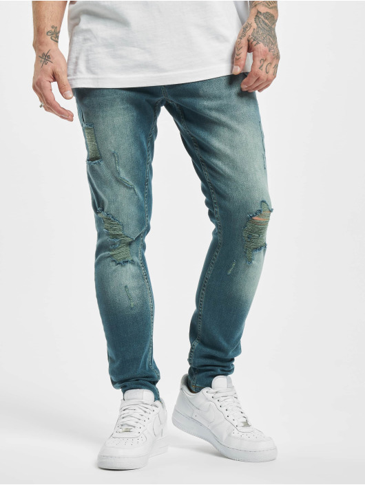 2Y Skinny Jeans Olaf blau