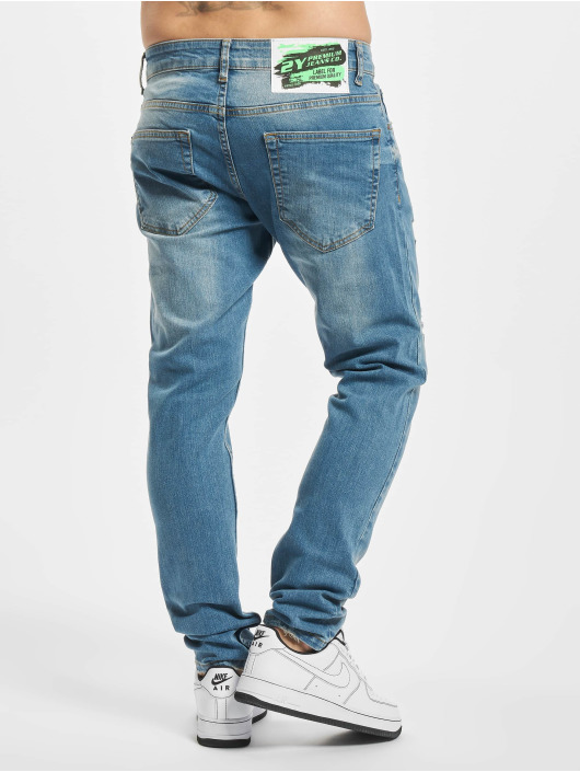 2Y Slim Fit Jeans Dennis modrá