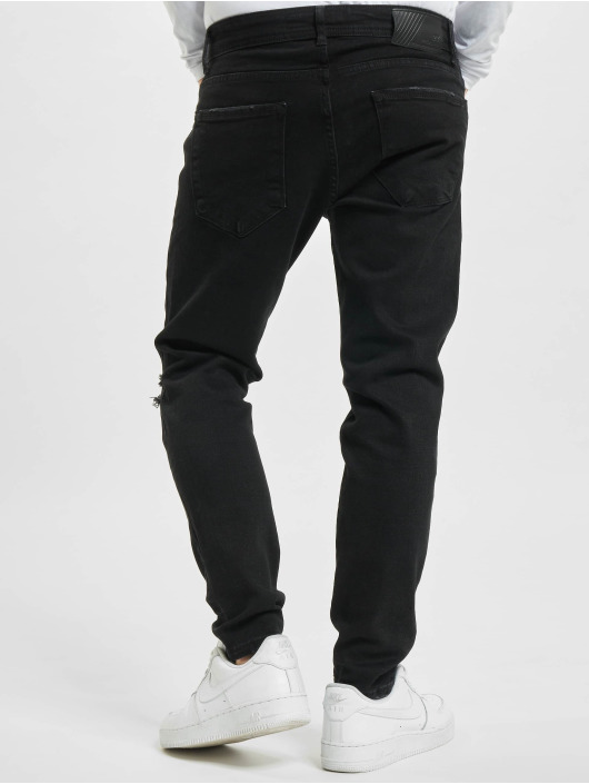2Y Slim Fit Jeans Levin svart