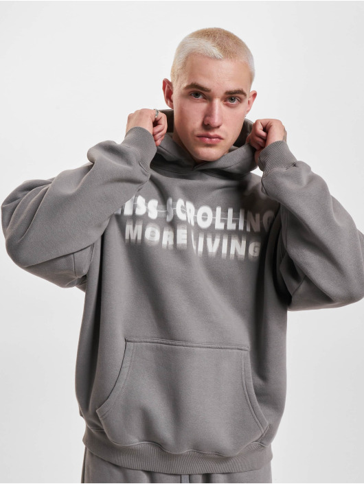 2Y Studios Hupparit Less Scrolling Oversize harmaa