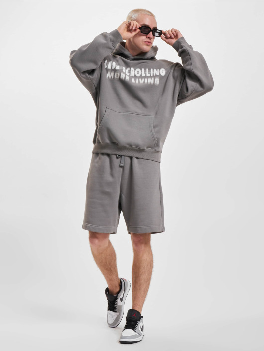 2Y Studios Hupparit Less Scrolling Oversize harmaa