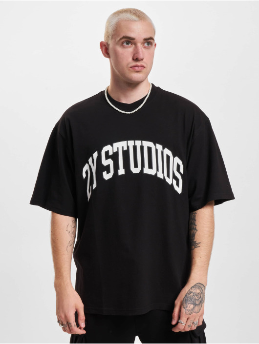 2Y Studios T-paidat Logo Oversize musta