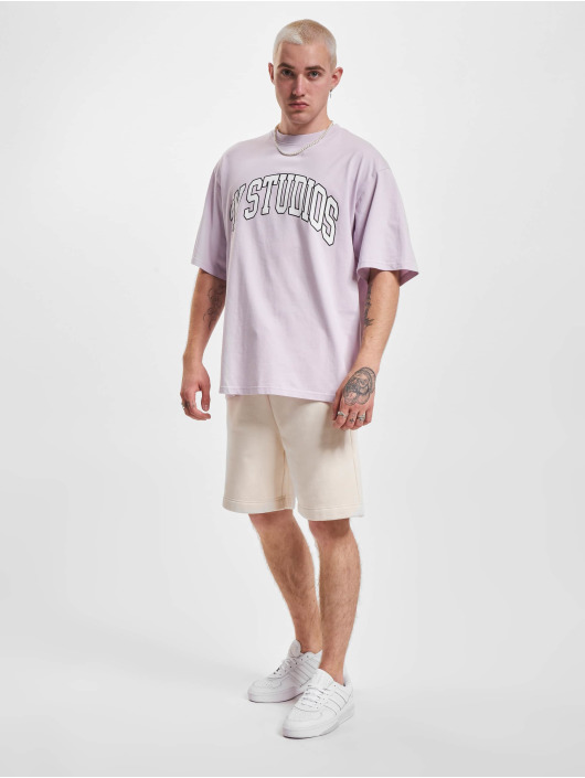 2Y Studios T-paidat Logo Oversize purpuranpunainen