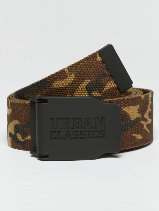 Urban Classics Ceinture Woven Rubbered Touch camouflage
