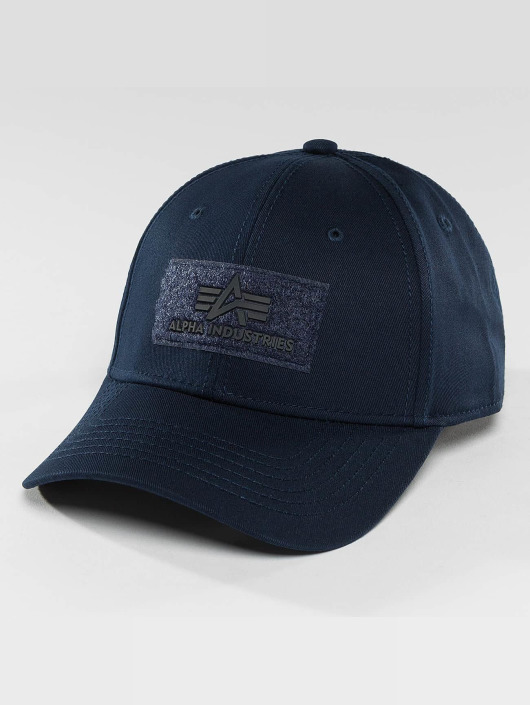 Alpha Industries Snapback Caps Velcro blå