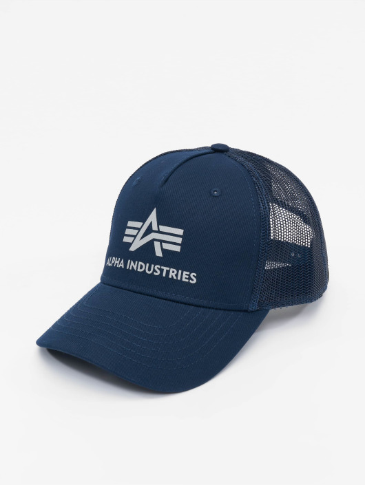 Alpha Industries Trucker Caps Basic blå