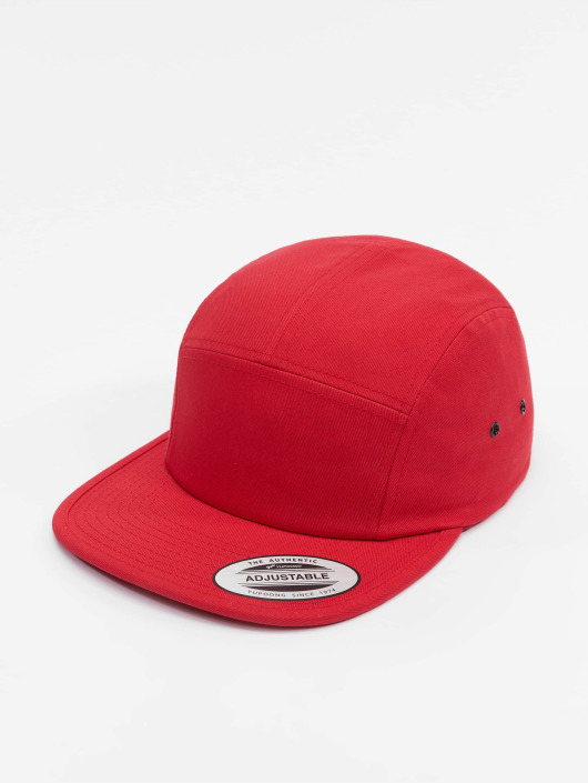Flexfit 5 Panel Caps Classic Jockey red