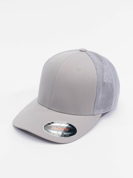Flexfit Casquette Flex Fitted Mesh Cotton Twill argent